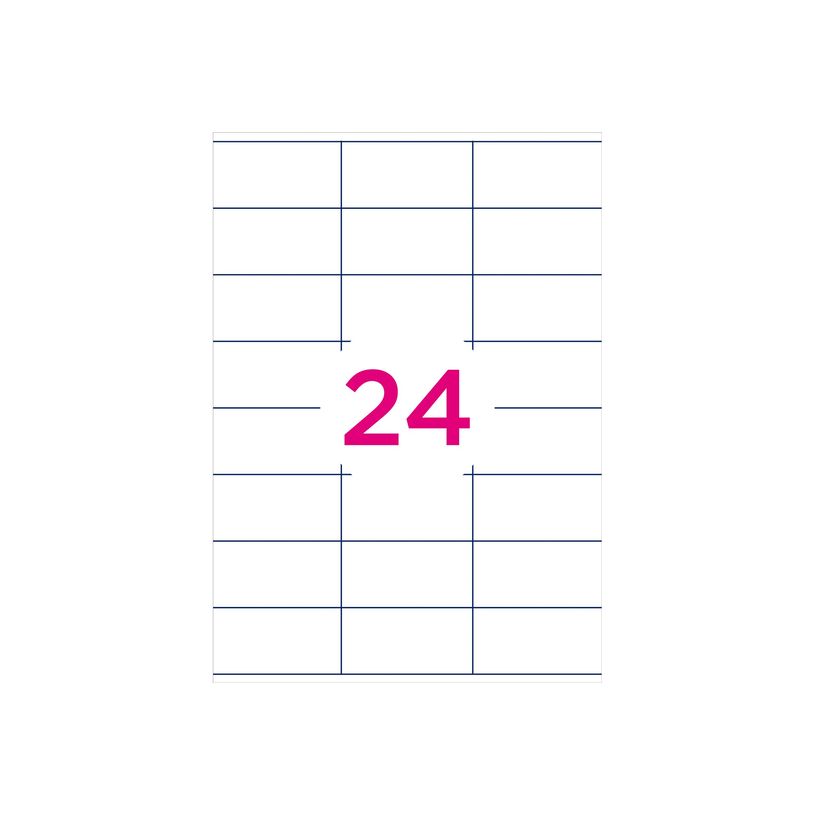 4004182434758-Office Star - 2400 Étiquettes multi-usages blanches - 70 x 36 mm - réf OS43475-P_79427619_1-1