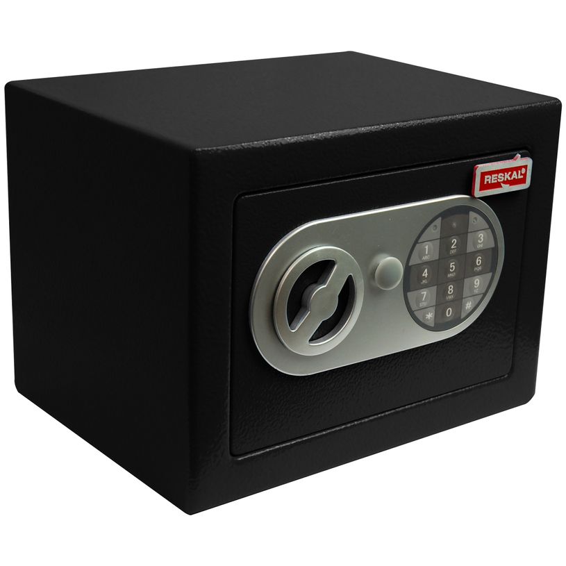 3700092274163-Reskal SE - Coffre-fort 6L à code - acier noir-P_79427708_1-0