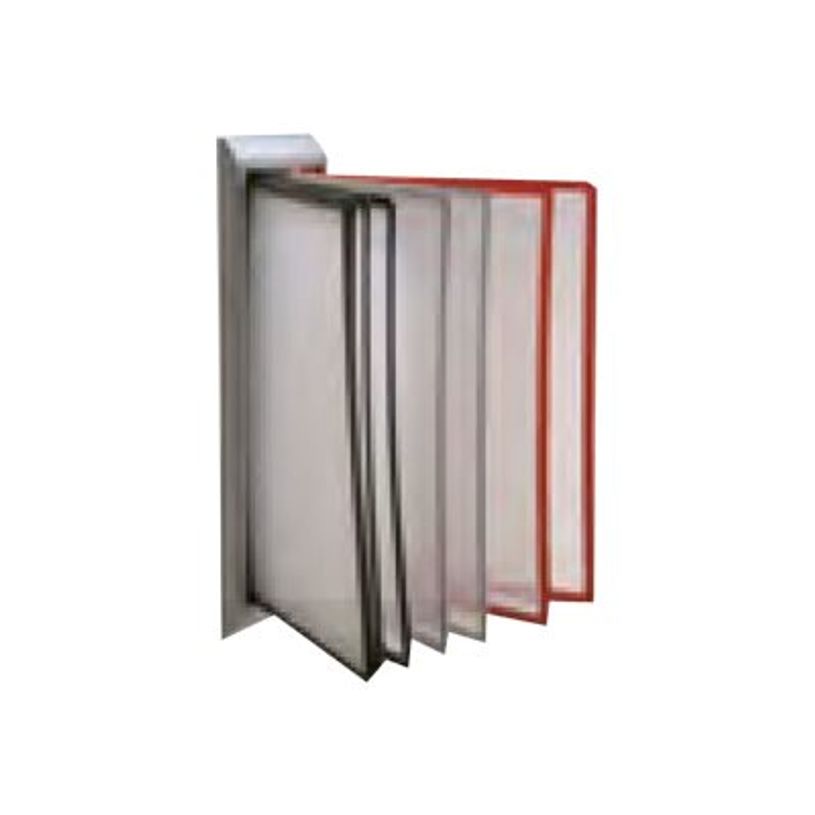 3660412031800-INOVSHOP - Lutrin de comptoir mural en métal - vendu sans les pochettes - gris-P_79427788_2-1