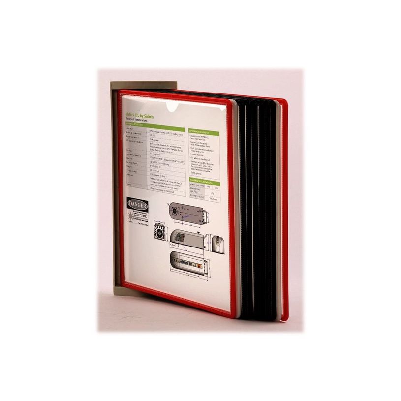 3660412031848-INOVSHOP - Lutrin de comptoir mural plastique - fourni avec 10 pochettes A4 multi-coloris-P_79427791_3-2