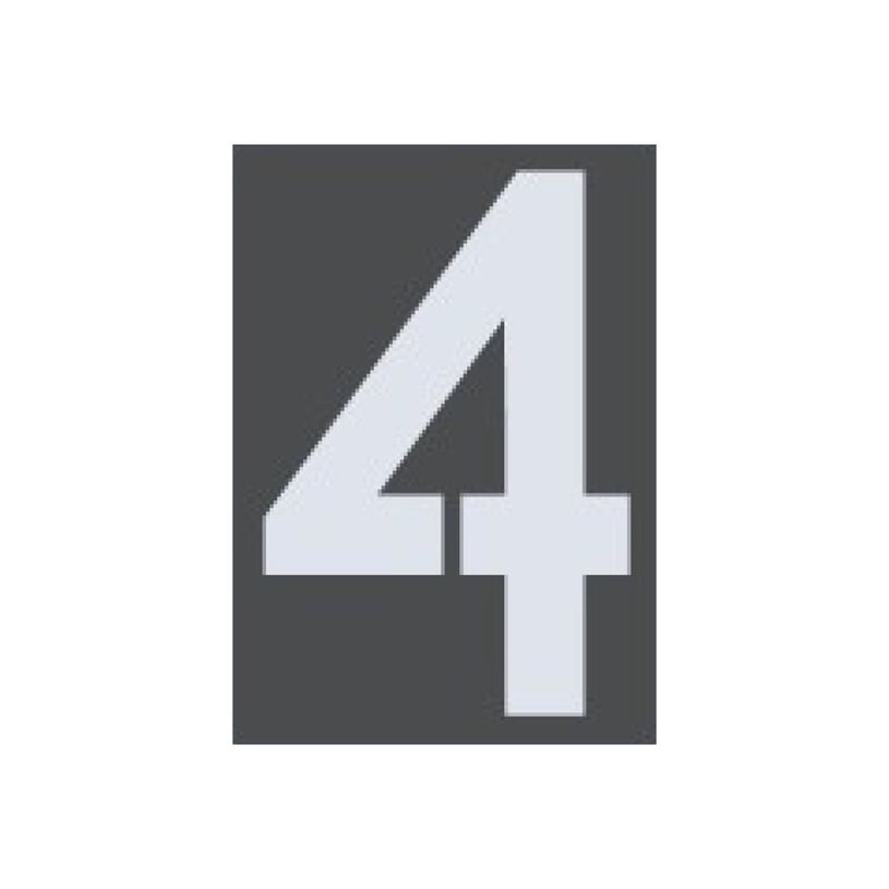 8711234016331-Pickup Home 3D Milan - Étiquette autocollante 100 mm - Chiffre 4 - gris-P_79427929_1-0