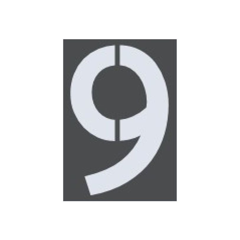 8711234016386-Pickup Home 3D Milan - Étiquette autocollante 100 mm - Chiffre 9 - gris-P_79427934_1-0