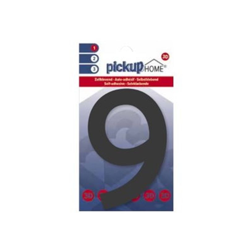 8711234016423-Pickup Home 3D Rio - Étiquette autocollante 100 mm - Chiffre 0 - gris-P_79427938_1-0