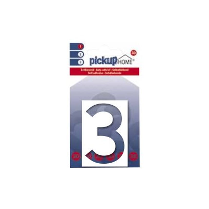8711234016614-Pickup Home 3D Milan - Étiquette autocollante 60 mm - Chiffre 6 - blanc-P_79427957_1-0