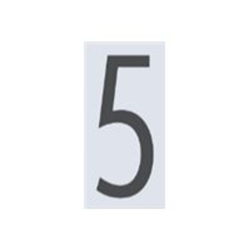 8711234017512-Pickup Home 3D Oslo - Étiquette autocollante 90 mm - Chiffre 5 - gris-P_79428018_1-0
