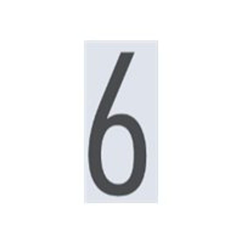 8711234017529-Pickup Home 3D Oslo - Étiquette autocollante 90 mm - Chiffre 6 - gris-P_79428019_1-0