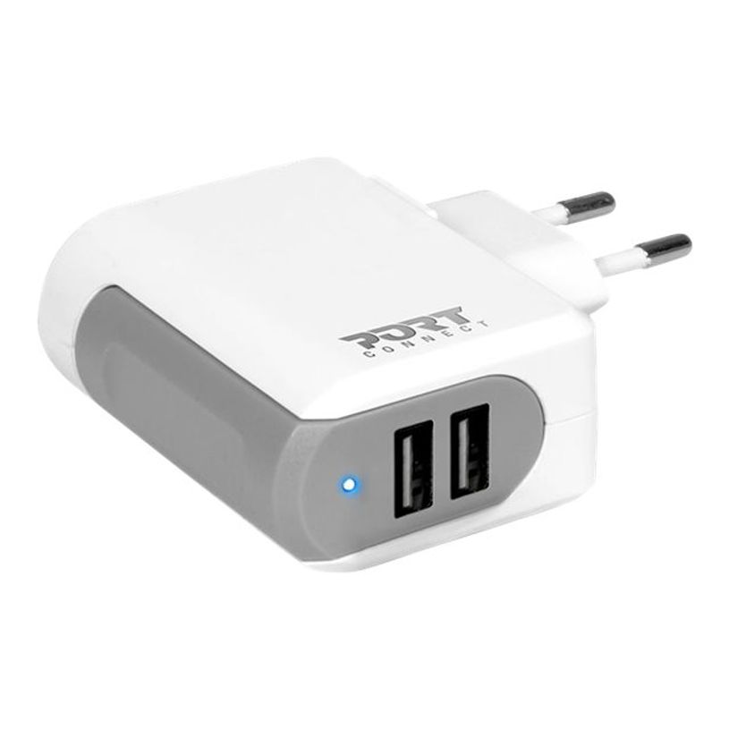 3567049000110-Port Connect  - chargeur secteur pour smartphone - 2 USB-P_79428046_1-0