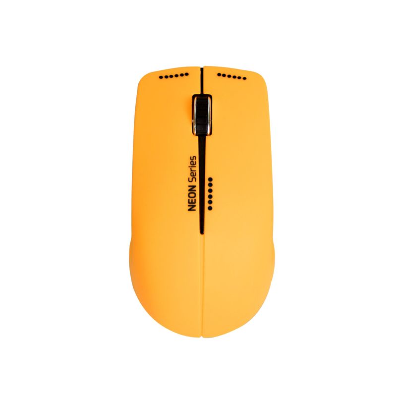 3567049005078-PORT Connect Néon - Souris sans fil + Tapis de souris Orange-P_79428057_4-3
