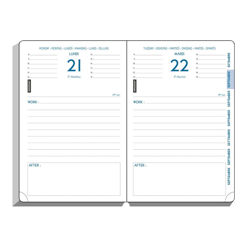 3660942152679-Agenda Classic - 1 jour par page - 10 x 15 cm - disponible dans différentes couleurs - Exa-P_79428123_2-7