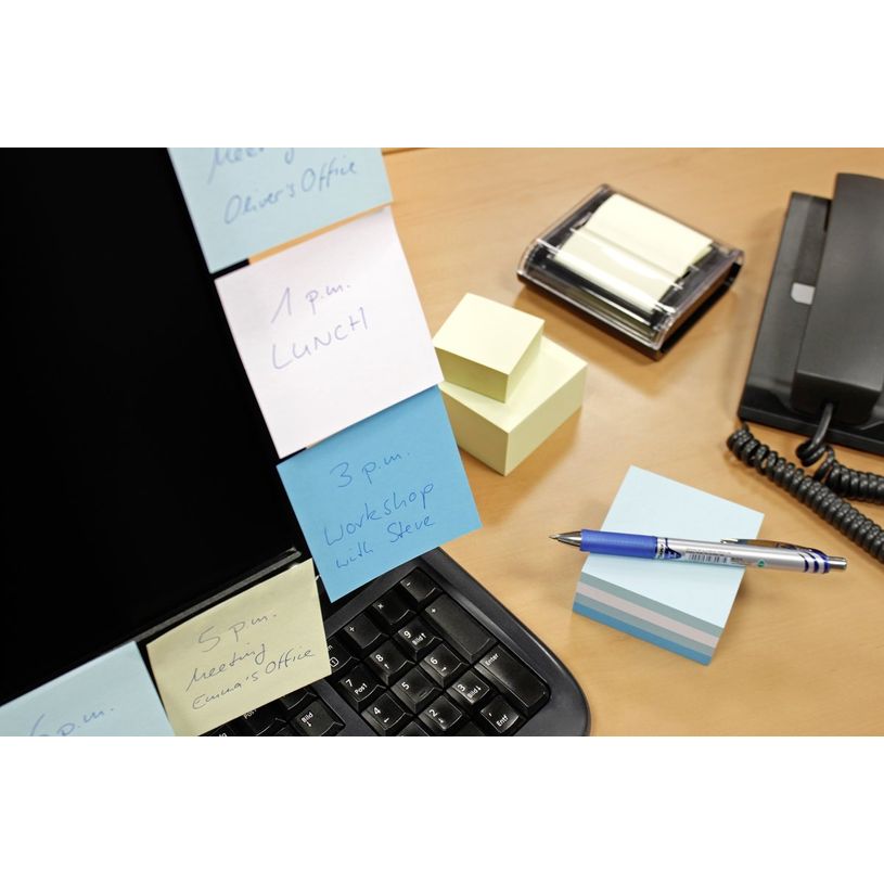 4011169820015-Global Notes - Notes adhésives - 400 feuilles - 75 x 75 mm - jaune-P_79428148_3-2