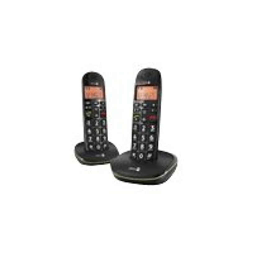 7322460055486-Doro PhoneEasy 100W Duo - téléphone sans fil + combiné supplémentaire - noir-P_79428362_1-0