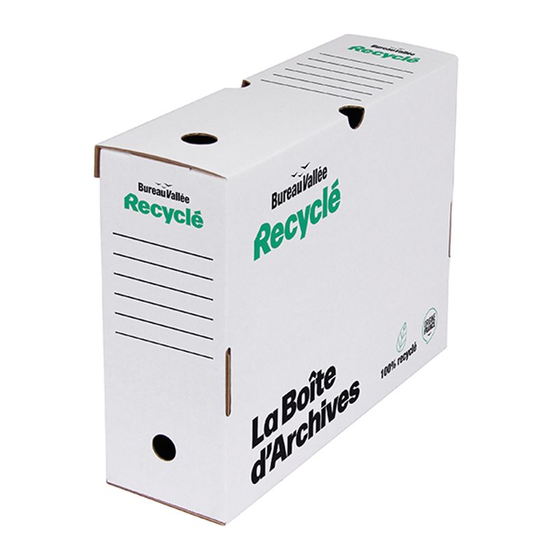 3664233001363-Bureau Vallée Recyclé - Boîte d'archives - dos 10 cm-P_79428380_3-0