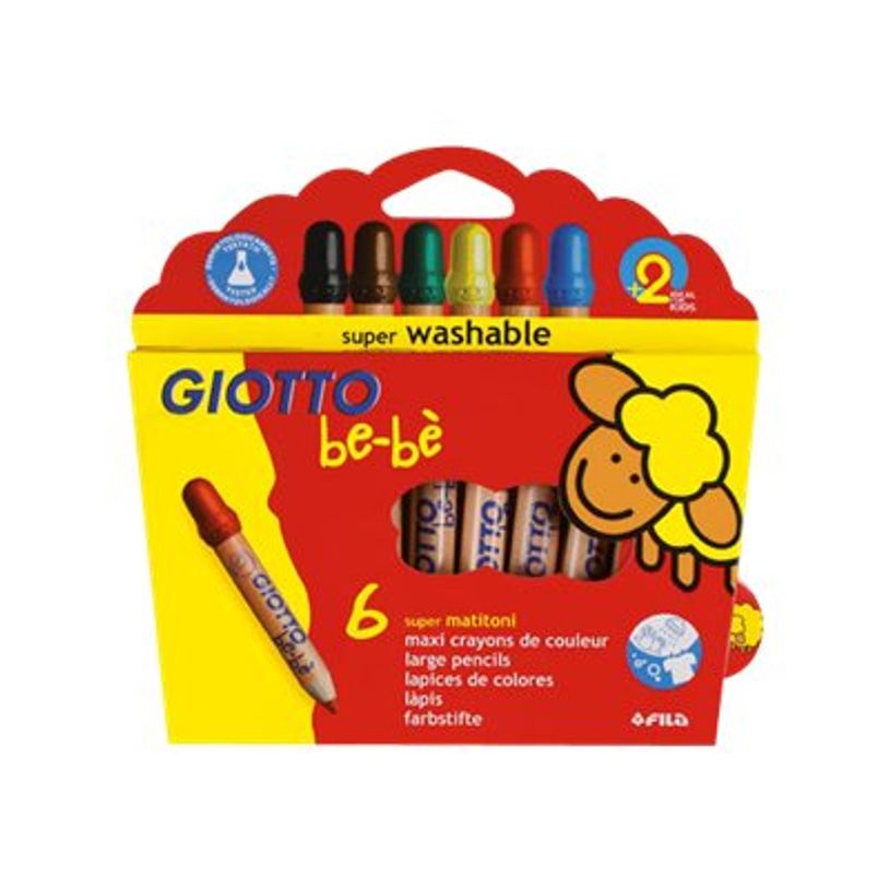 8000825001888-GIOTTO Bébé - 6 Crayons de couleur -P_79428408_3-2