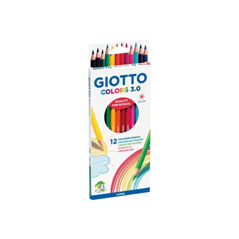 8000825009907-GIOTTO Colors 3.0 - 12 Crayons de couleur-P_79428410_1-0