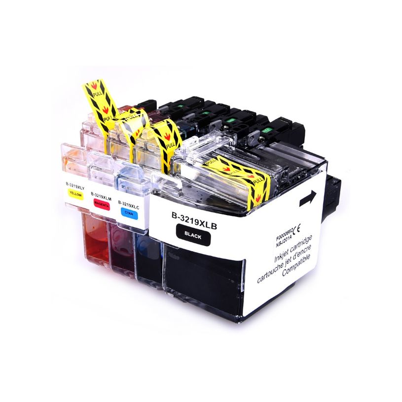 3584770907051-Cartouche compatible Brother LC3219XL - Pack de 4 - noir, cyan, magenta, jaune - Uprint-P_79428527_4-1