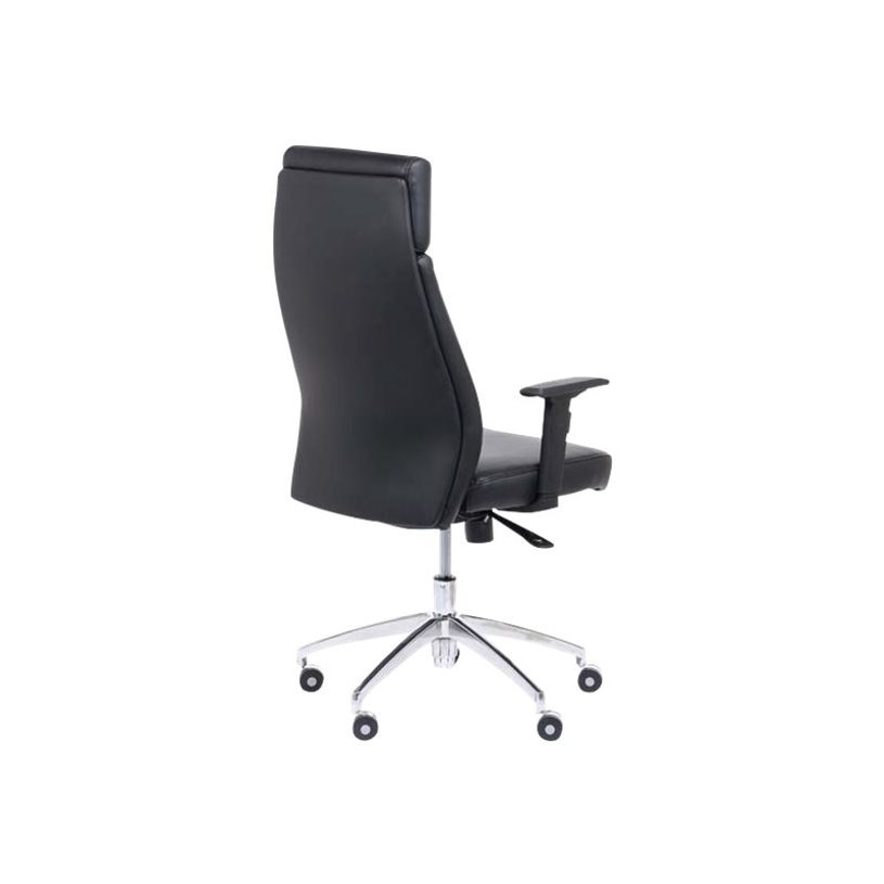 2012349431153-Fauteuil de bureau PHILADELPHIE - accoudoirs réglables - appui-tête intégré - noir-P_79428546_3-2