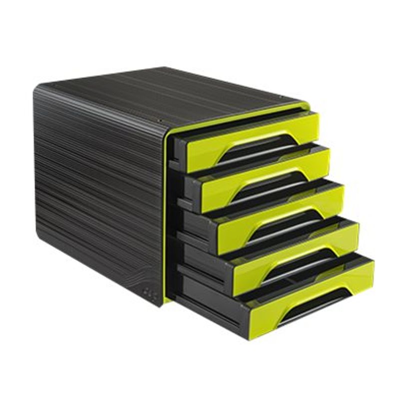 3462159010533-CEP Gloss - Module de classement 5 tiroirs - noir/anis-P_79428605_3-2