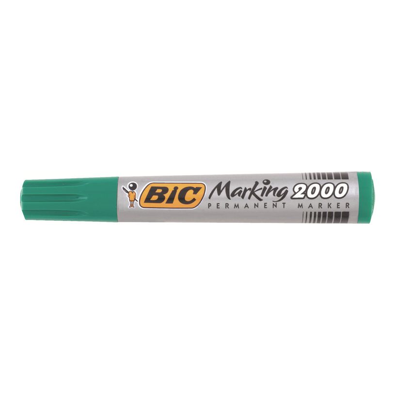 3086122000026-BIC MARKING 2000 - Pack de 12 marqueurs permanents - pointe ogive - vert-P_79428637_7-4