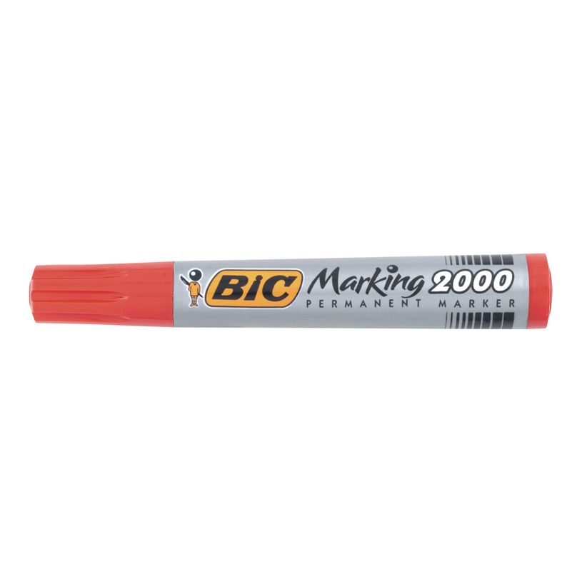 3086122000033-BIC MARKING 2000 - Pack de 12 marqueurs permanents - pointe ogive - rouge-P_79428638_5-6