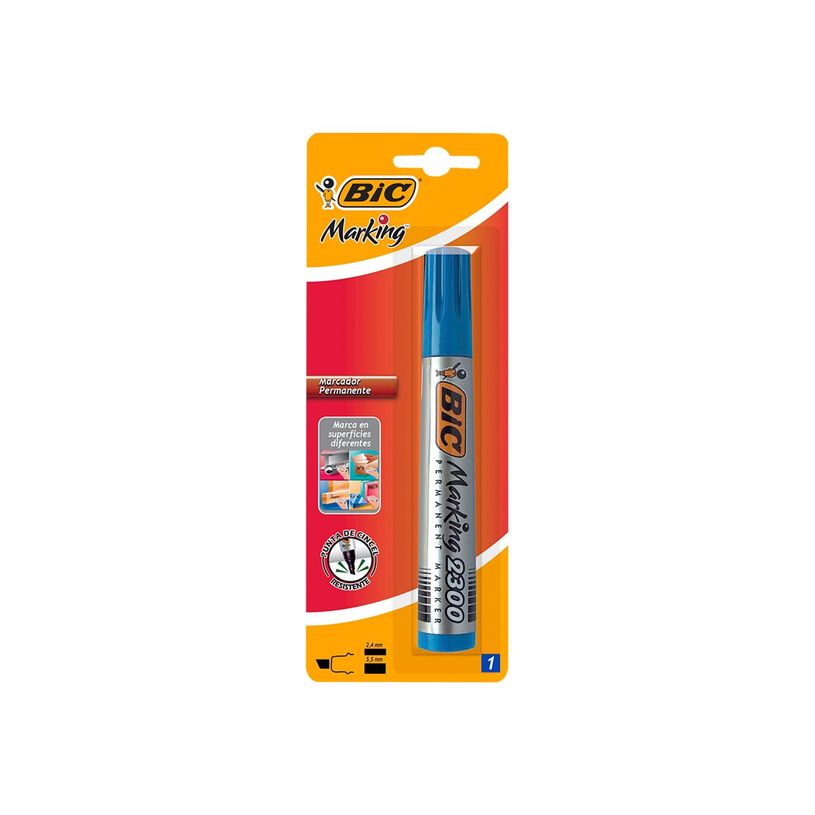 3086122300027-BIC MARKING 2300 - Pack de 12 marqueurs permanents - pointe biseau - vert-P_79428640_2-4