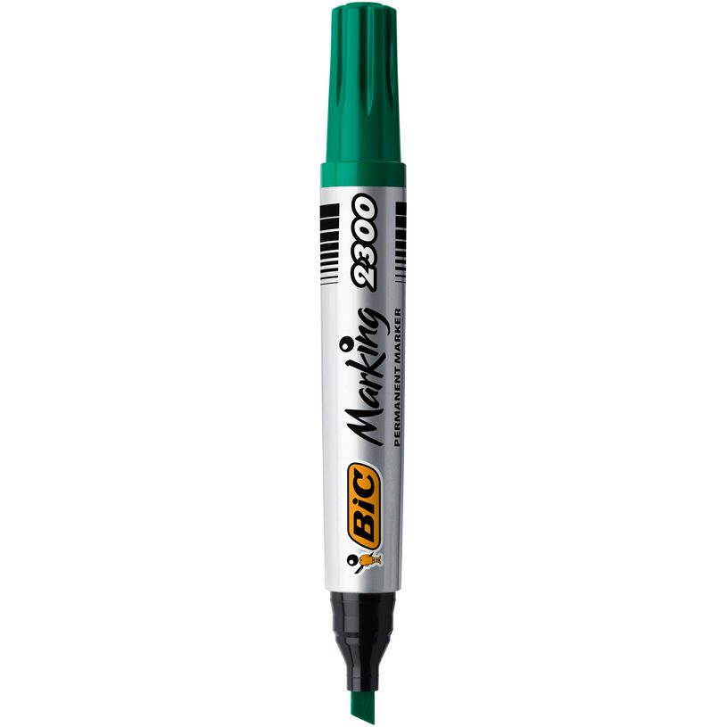 3086129999767-BIC MARKING 2300 - Marqueur permanent - pointe biseau - vert-P_79428643_1-0