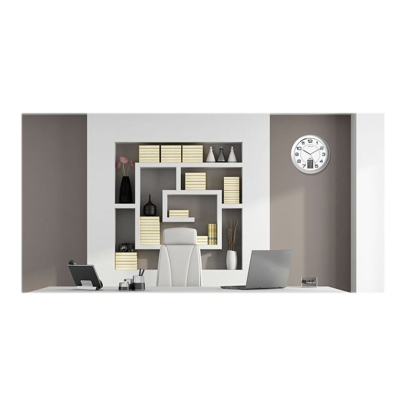 0400794286824-Unilux - Horloge intelligente Instinct - 30,5 cm - gris métal-P_79428682_1-2