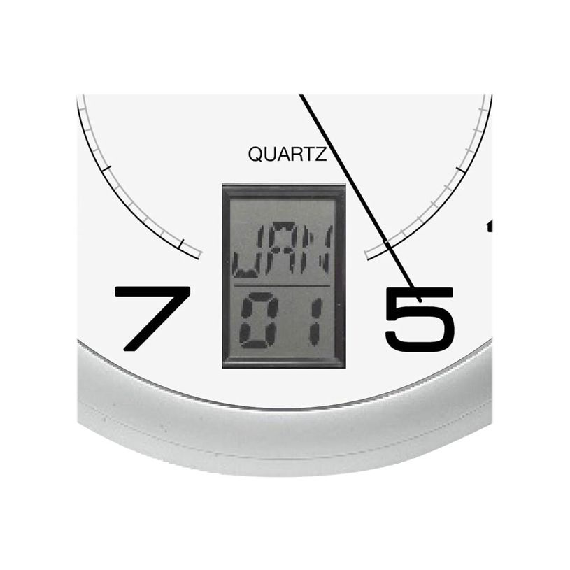 3595560007929-Unilux - Horloge intelligente Instinct - 30,5 cm - gris métal-P_79428682_4-4