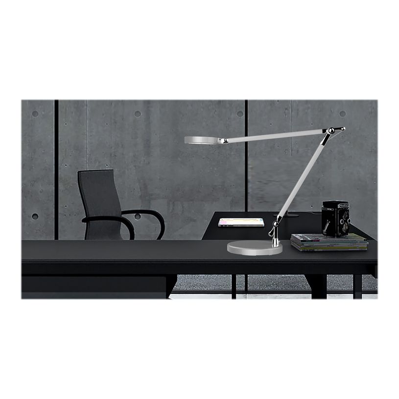 3595560014286-Unilux - Lampe de bureau Senza 2 - LED - multiples réglages - gris métal-P_79428695_1-4