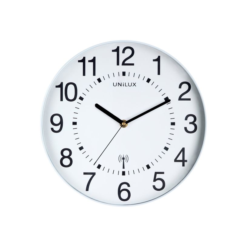 3595560024711-Unilux - Horloge Wave - mécanisme radio pilotée - 30 cm - blanc-P_79428711_1-0