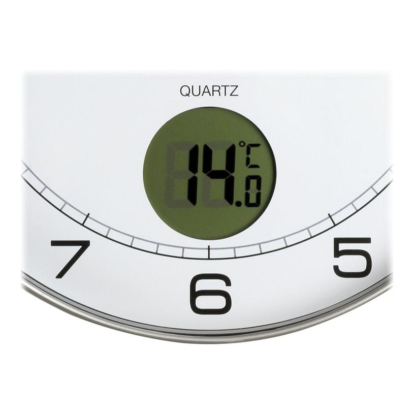 3595560025282-Unilux - Horloge intelligente Tempus - affichage température - 30,5 cm - gris métal-P_79428712_5-3