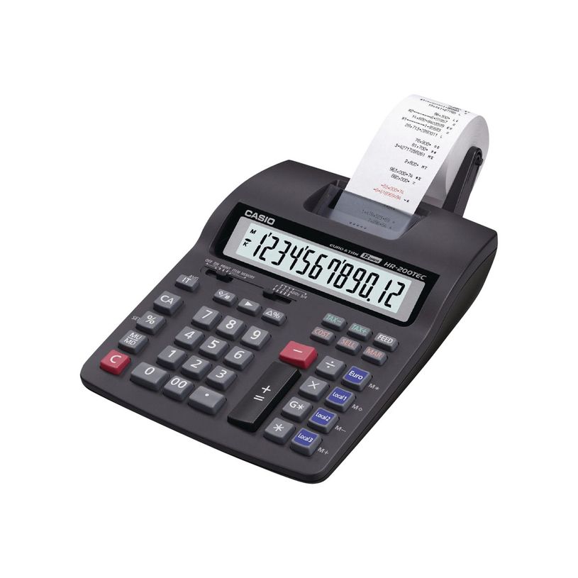 4971850099710-Casio HR-200TEC - Calculatrice imprimante - LCD - 12 chiffres - alimentation batterie-P_79428808_1-0