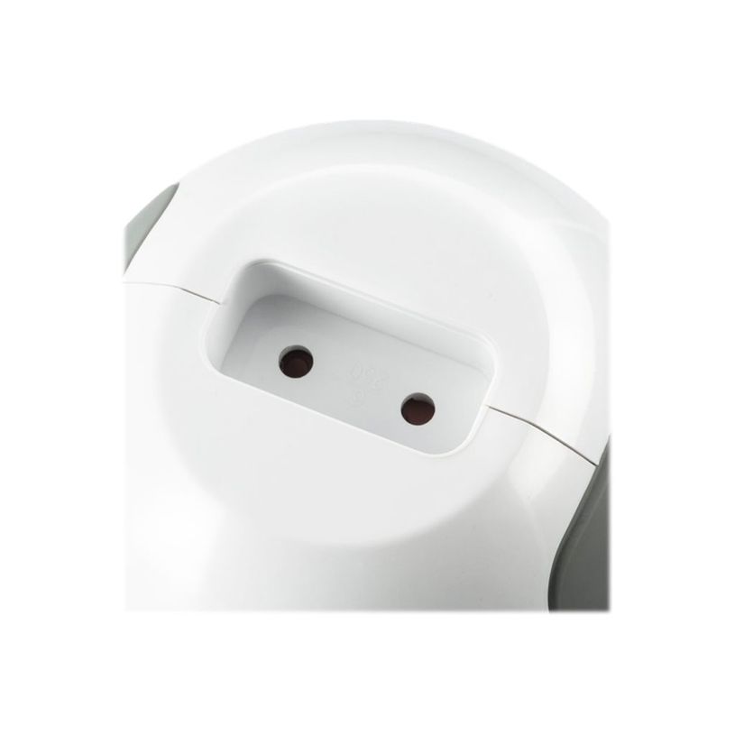 3760110681212-WATT & CO WATTBALL - Multiprise 3 prises - 2 prises 16A + 1 prise 6A + 2 USB - blanc/gris -P_79428845_7-5