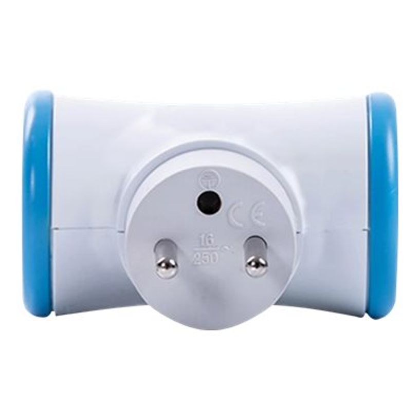 3760110685555-WATT & CO - Multiprise biplite rotative - blanc/bleu-P_79428862_2-1