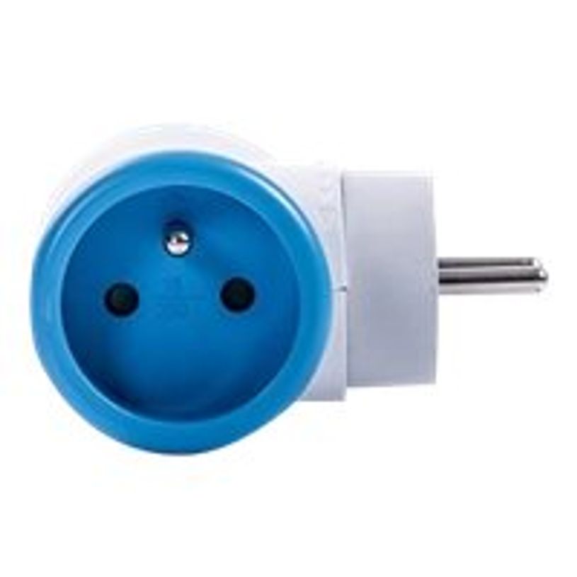 3760110685555-WATT & CO - Multiprise biplite rotative - blanc/bleu-P_79428862_3-2