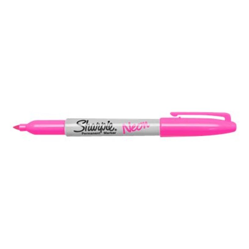 2012349432211-Sharpie - Pack de 12 marqueurs permanents - pointe fine - rose neon-P_79428884_1-0