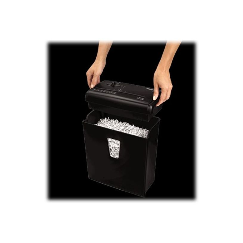 0043859724598-Fellowes Powershred 6C - destructeur de documents coupe croisée  - 6 feuilles - Corbeille 11 litres-P_79428903_1-7