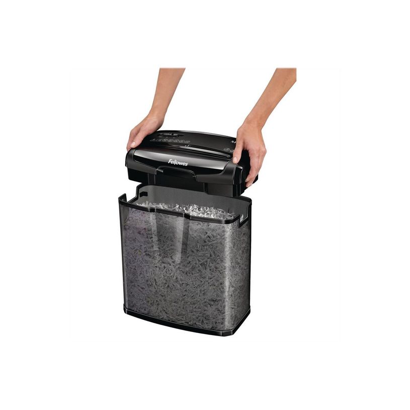 0043859728510-Fellowes Powershred M-7CM - destructeur de documents coupe croisée  - 7 feuilles - Corbeille 13 -P_79428906_2-5