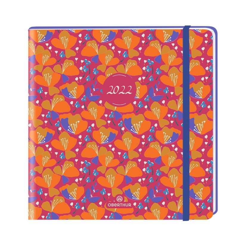 3664447034522-Agenda à élastique Anahita - 1 semaine sur 2 pages - 16,5 x 16,5 cm - disponible dans dif-P_79429122_5-3