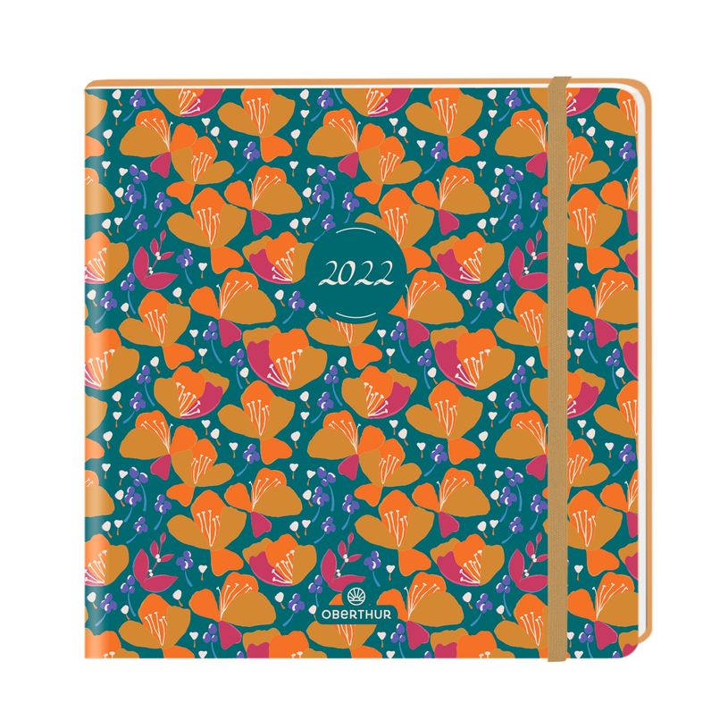 3664447034522-Agenda à élastique Anahita - 1 semaine sur 2 pages - 16,5 x 16,5 cm - disponible dans dif-P_79429122_6-4