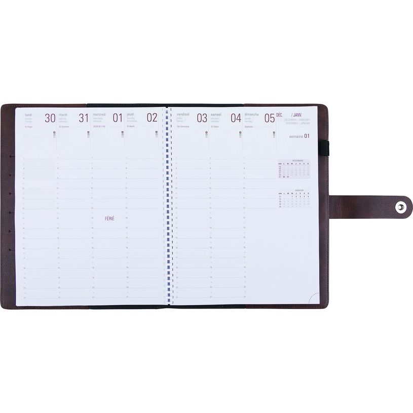 3664447034706-Agenda à spirale Davos - 1 semaine sur 2 pages - 22 x 28 cm - disponible dans différentes-P_79429126_9-4