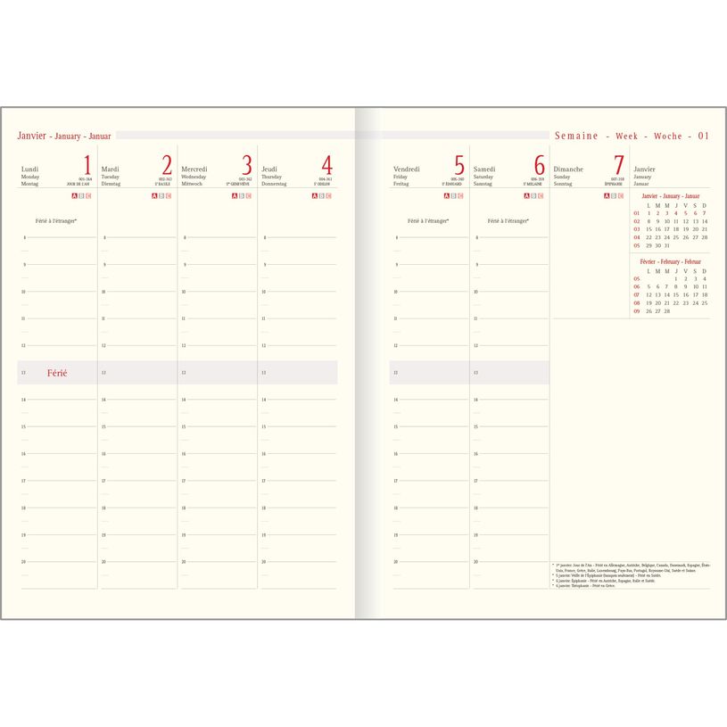 3664447036540-Agenda Milano - 1 semaine sur 2 pages - 22 x 30,7 cm - disponible dans différentes couleur-P_79429162_5-3