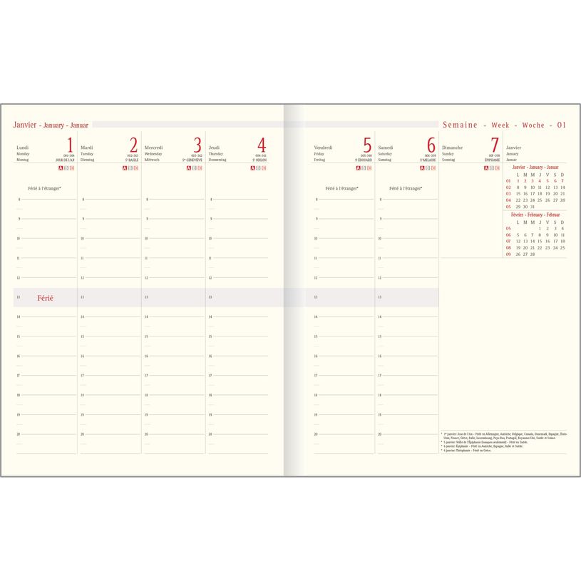 3664447036557-Agenda Milano - 1 semaine sur 2 pages - 22 x 28 cm - disponible dans différentes couleurs-P_79429163_13-6