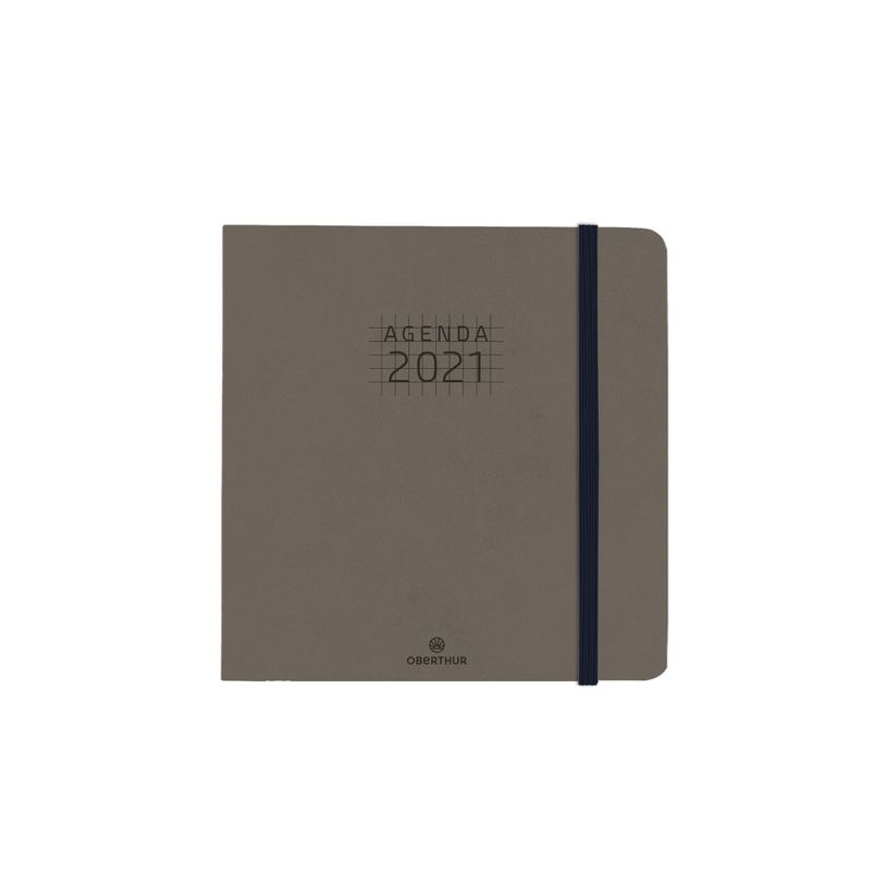 3664447087139-Nelson - Agenda 1 semaine sur 2 pages - 16 x 16 cm - disponible dans différentes couleurs -P_79429171_6-3