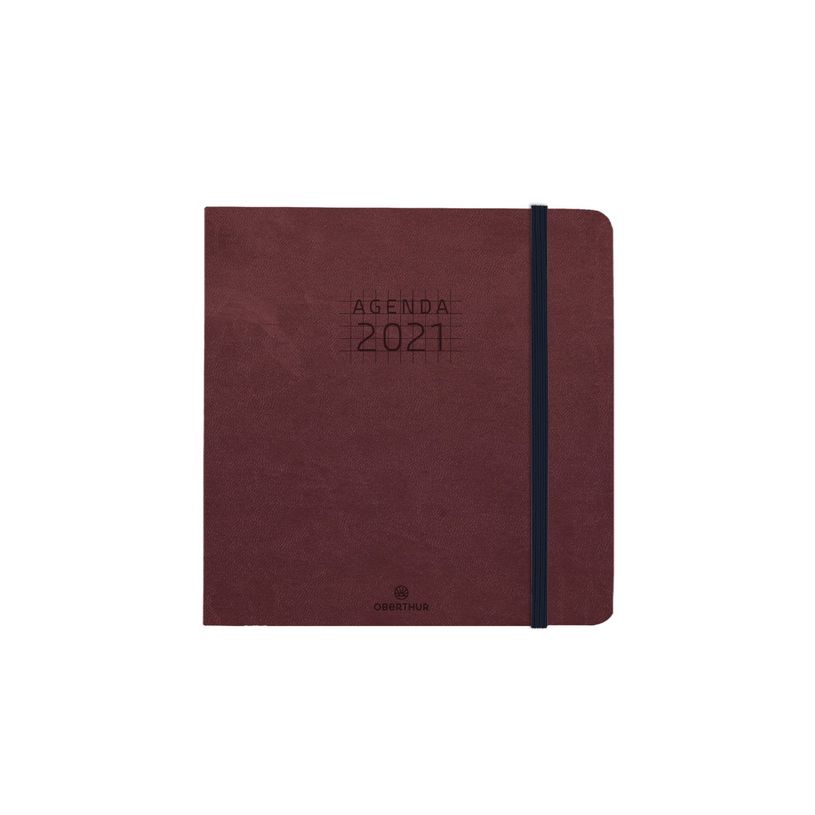 3664447087139-Nelson - Agenda 1 semaine sur 2 pages - 16 x 16 cm - disponible dans différentes couleurs -P_79429171_9-6