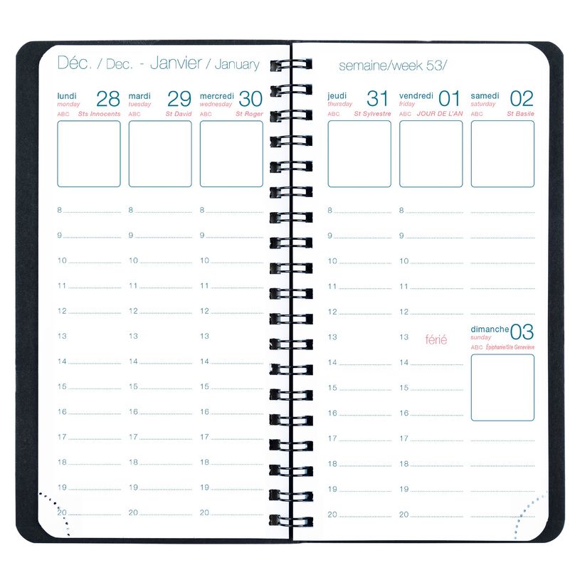 3664447036991-Agenda de poche spiralé Primrose - 1 semaine sur 2 pages - 9,5 x 17,5 cm - disponible dans dif-P_79429183_6-5