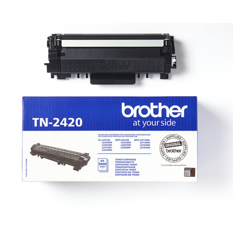 4977766779494-Brother TN2420 - noir - cartouche laser d'origine--0