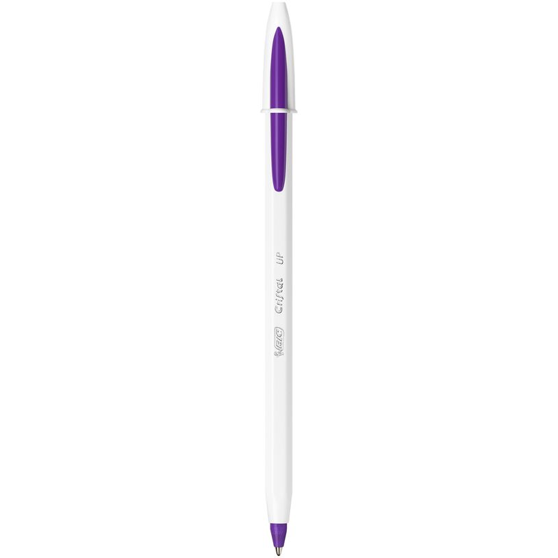 3086123498266-BIC Cristal UP Fun - Stylo à bille - violet - pointe moyenne-P_79429251_1-0