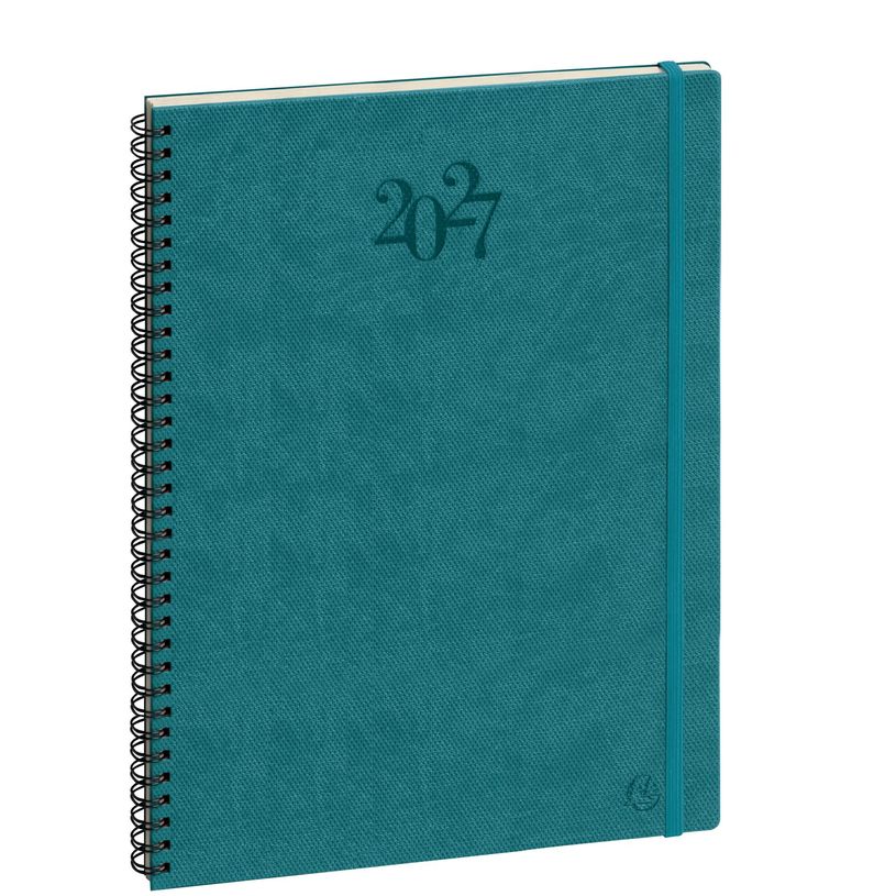 3660942060967-Agenda de bureau spiralé Swan Eurotime 29S - 1 semaine sur 2 pages - 21 x 29,7 cm - disponible dans différentes cou--0