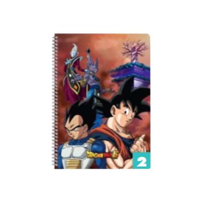 3329688127715-Dragon Ball - Cahier à spirale A5 - 100 pages - ligné - Clairefontaine-P_79429308_1-0