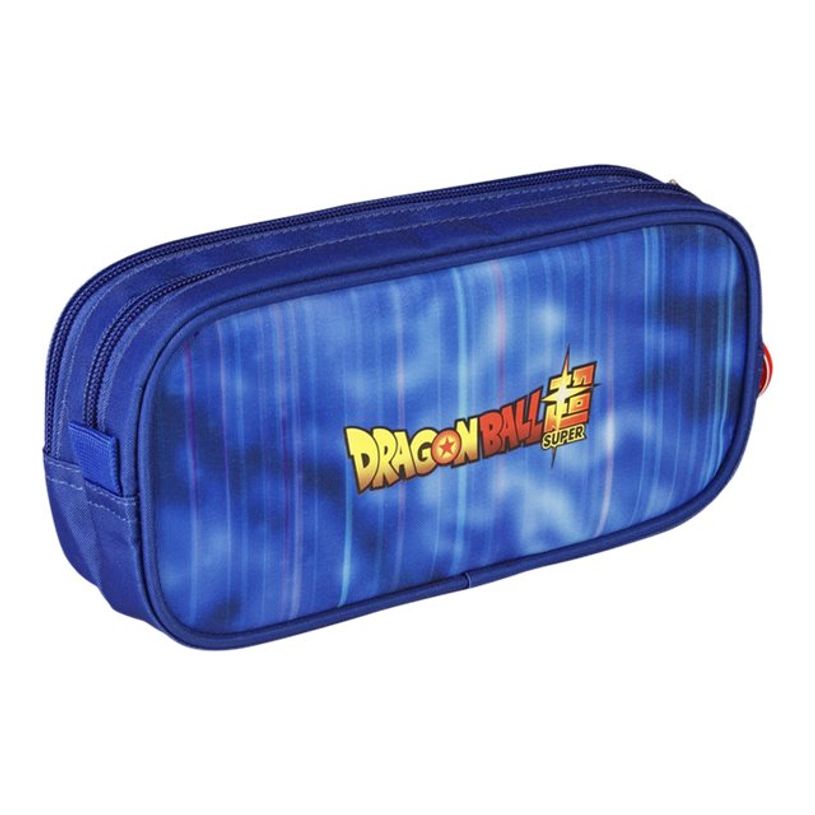 3329688127838-Dragon Ball Super - Trousse rectangulaire 2 compartiments - bleu - Clairefontaine-P_79429320_2-1